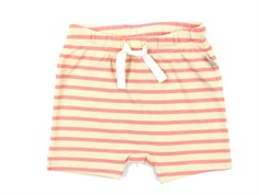 Petit Piao shorts dark peach striped